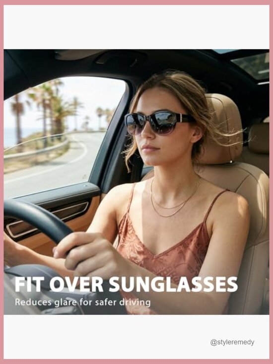 Polarized Fit Over Glasses Sunglasses for Women with UV400 Protection main image 6